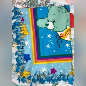 Y2K Wish Bear Care Bear Knot Blanket